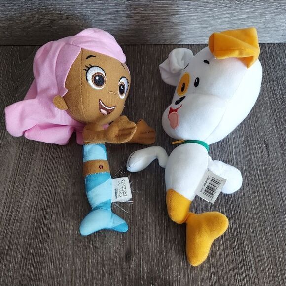 Bubble Guppies Nickelodeon Plush Lot Set of 2 - 8 in - Picture 4 of 4
